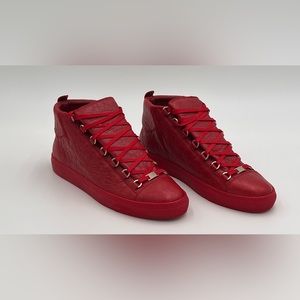 Balenciaga Arena Red Size 9 Like New condition.